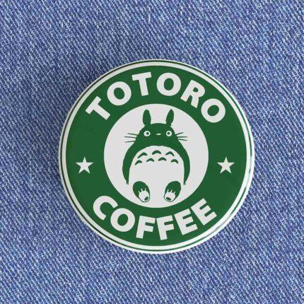 Totoro Coffee Badge