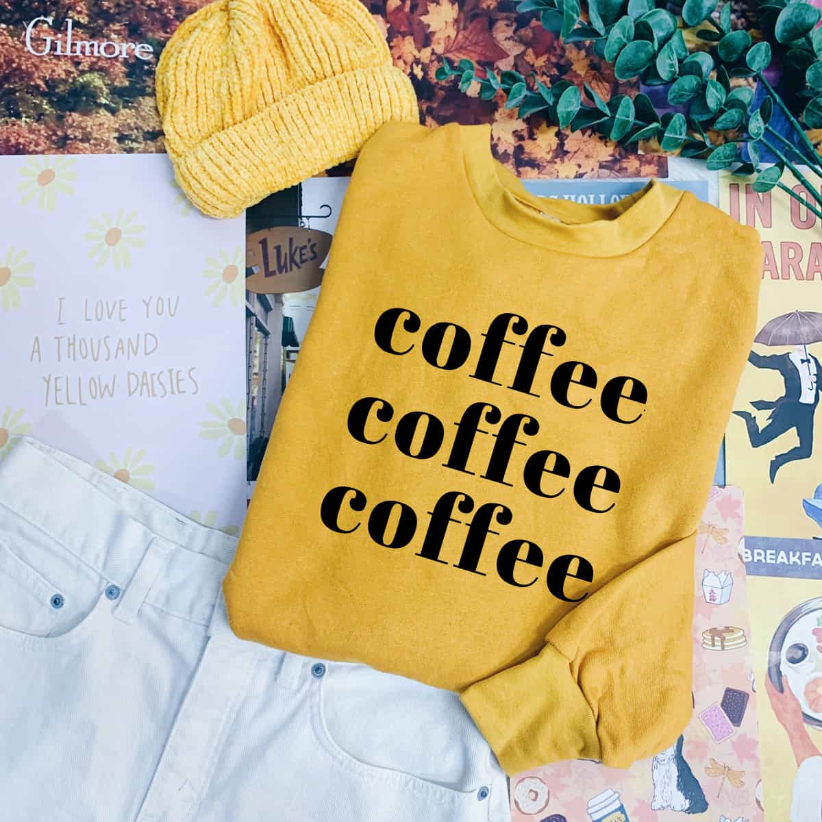 Coffee Coffee Coffee Sweatshirt Coffee Coffee Coffee Sweatshirt