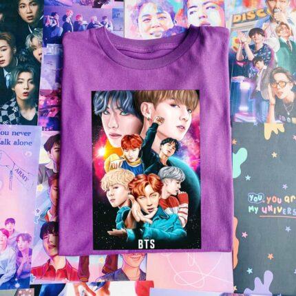 BTS Art Illustration Poster T-Shirt
