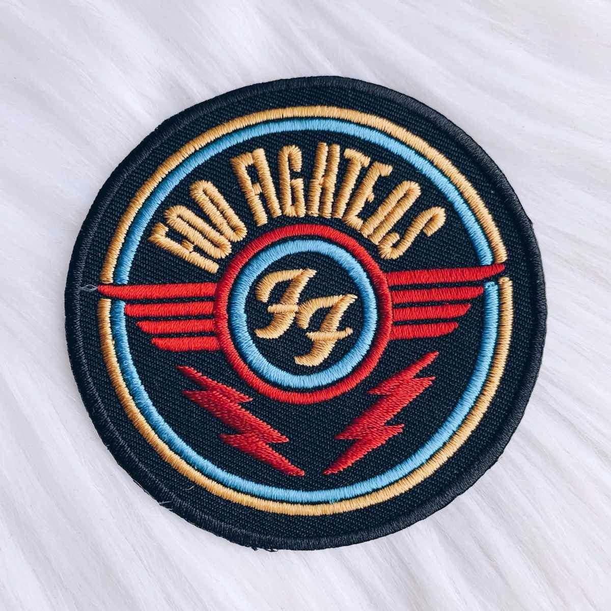 Foo Fighters Embroidered Iron-On Patch – Music Band Logo – C&D 0392 – USA Made