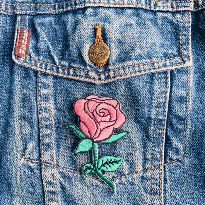 Pink Rose Patch