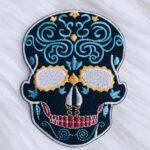 Black Candy Skull Patch
