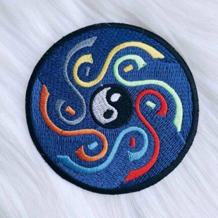 Round Yin Yang Patch