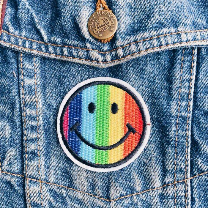 Rainbow Smiley Patch