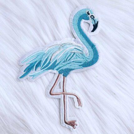 Blue Flamingo Patch