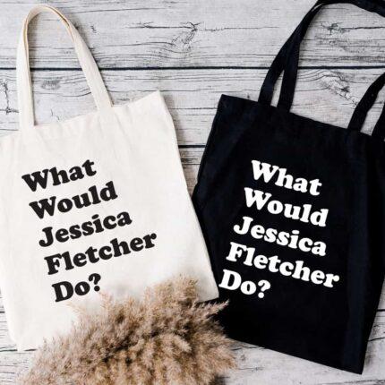What Would Jessica Fletcher Do Tote Bag