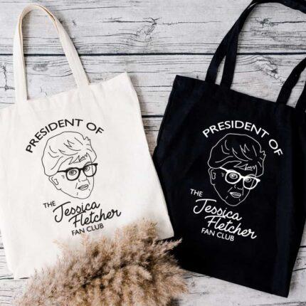 Jessica Fletcher Fan Club Tote Bag
