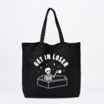 Get In Loser Skeleton Tote Bag