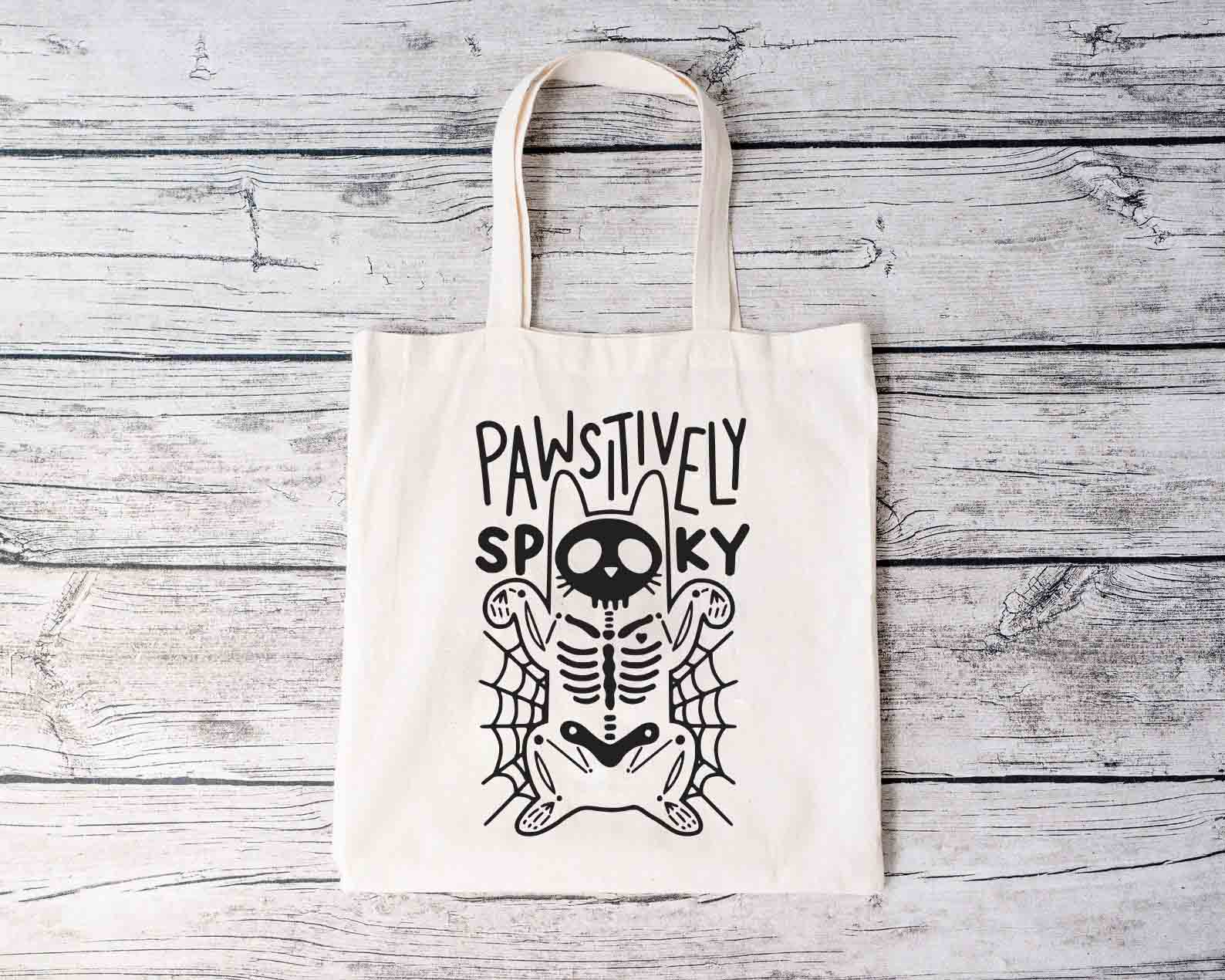 Pawsitively Spooky Tote Bag Pawsitively Spooky Tote Bag