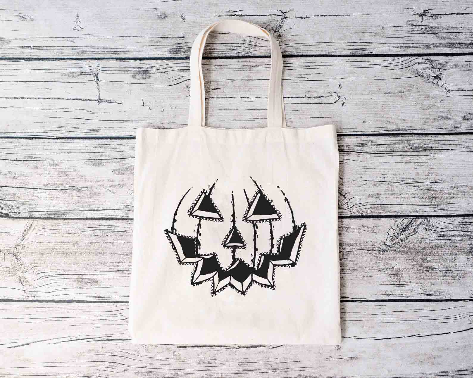 Halloween Pumpkin Tote Bag Halloween Pumpkin Tote Bag