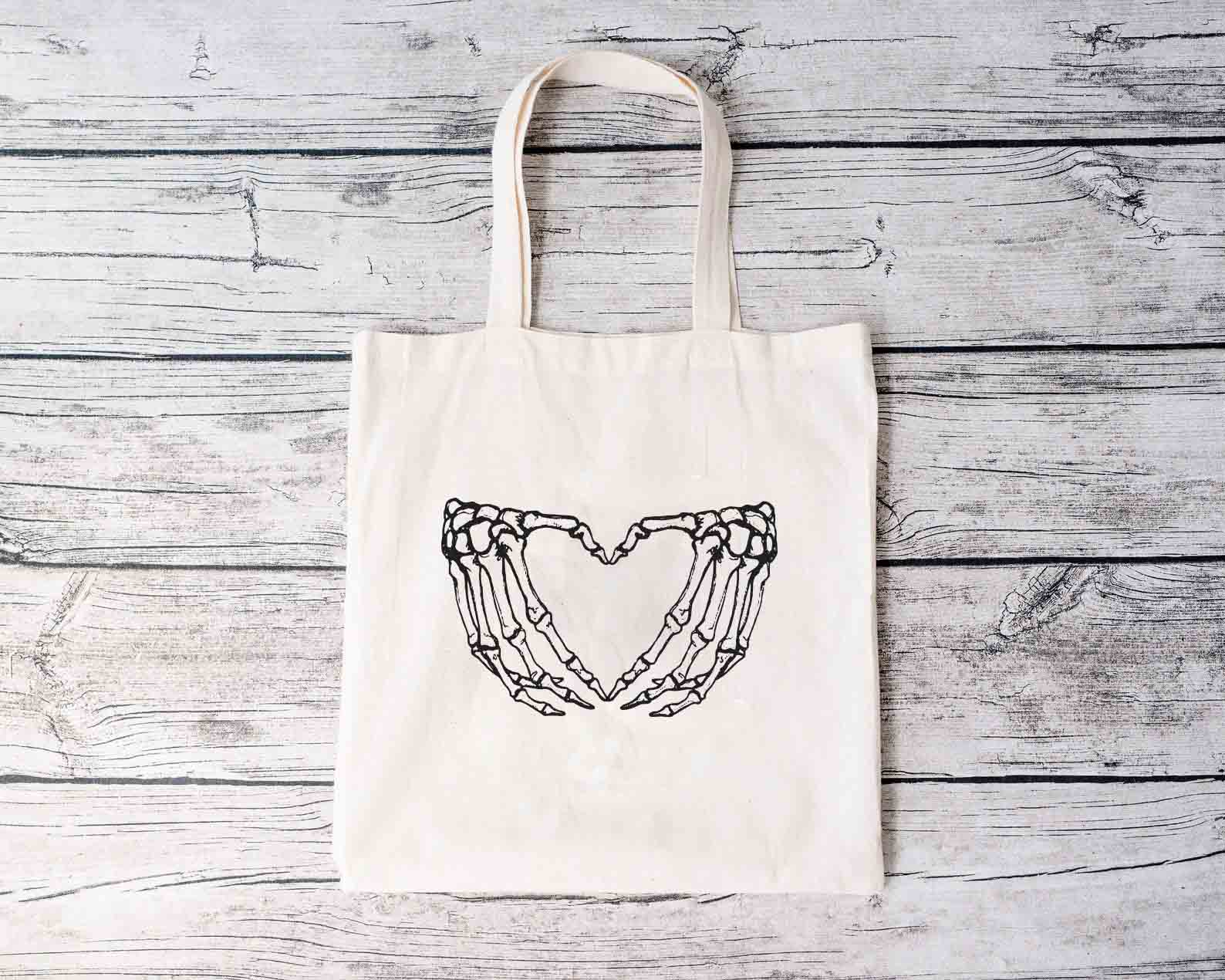 Skeleton Love Tote Bag Skeleton Love Tote Bag