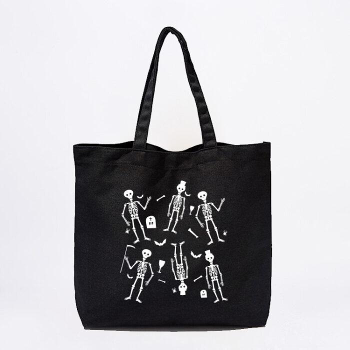 Halloween Skeletons Tote Bag
