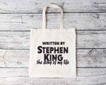 Written By Stephen King Tote Bag