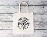 Thick Thighs & Spooky Vibes Tote Bag