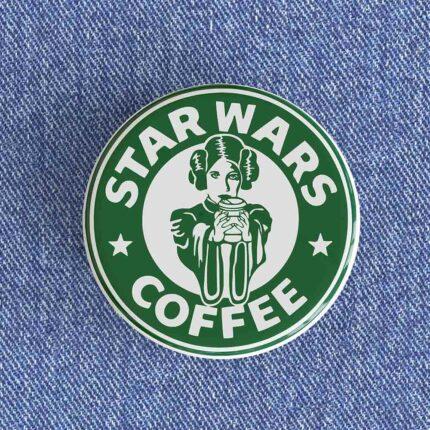 Star Wars Princess Leia Coffee Badge