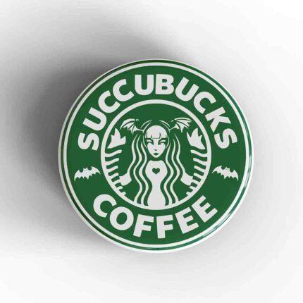 Succubucks Coffee Magnet