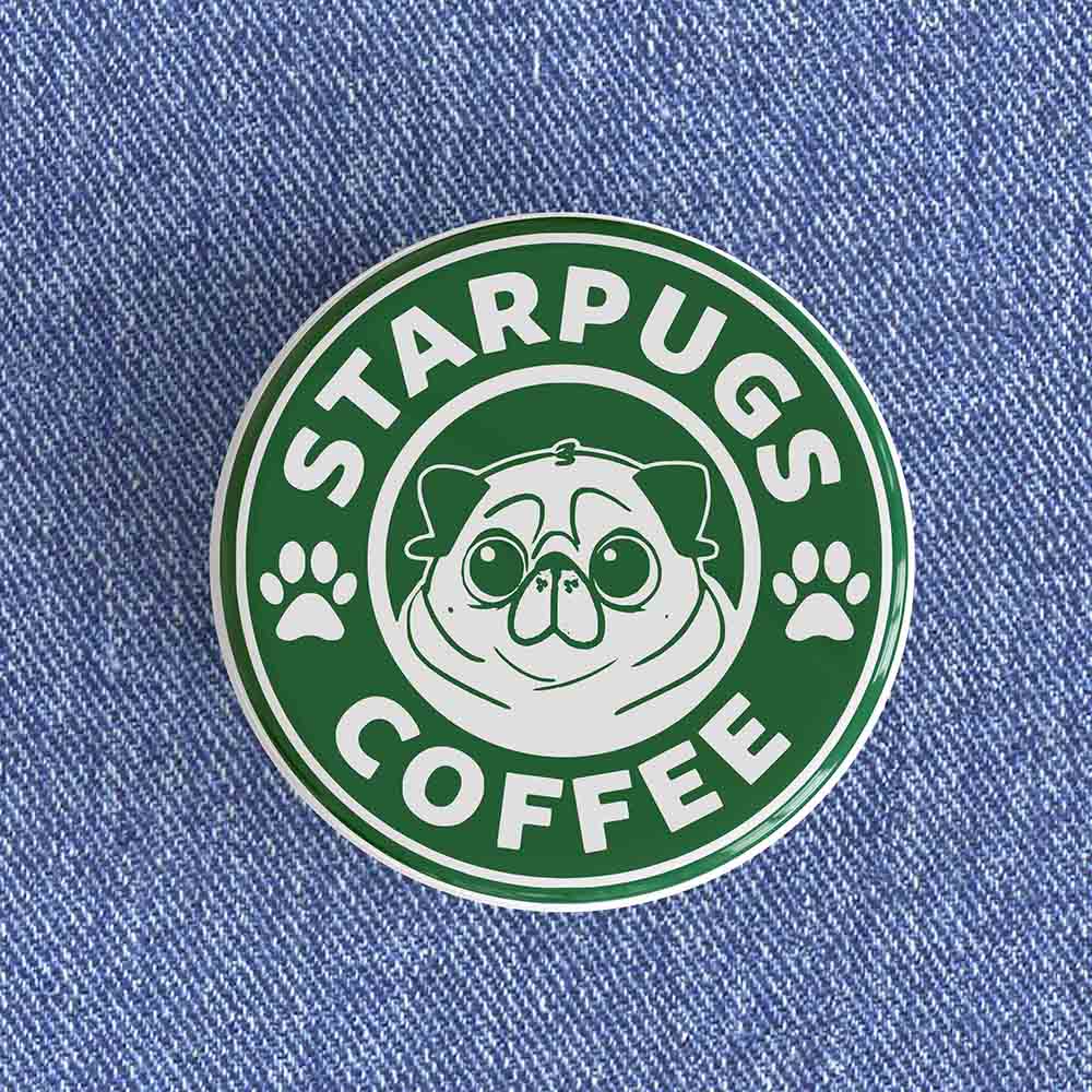 Starpugs Coffee Badge Starpugs Coffee Badge