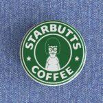 Starbutts Coffee Badge