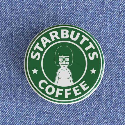Starbutts Coffee Badge