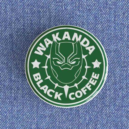 Wakanda Black Coffee Badge