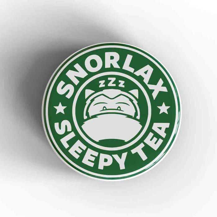 Snorlax Sleepy Tea Magnet