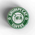 Grumpy Cat Coffee Magnet