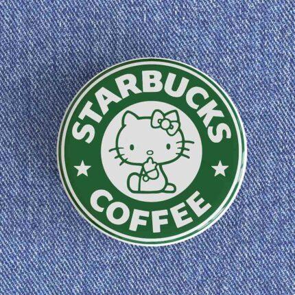Hello Kitty Starbucks Badge