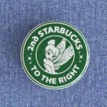 Tinkerbell Starbucks Badge