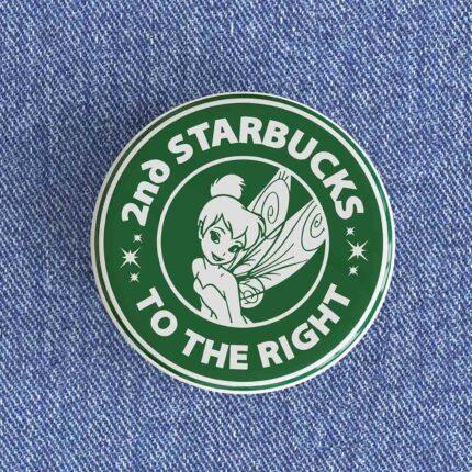 Tinkerbell Starbucks Badge