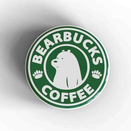 Bearbucks Coffee Magnet