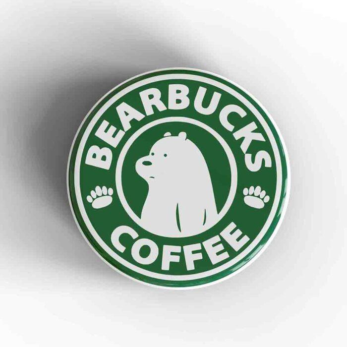 Bearbucks Coffee Magnet