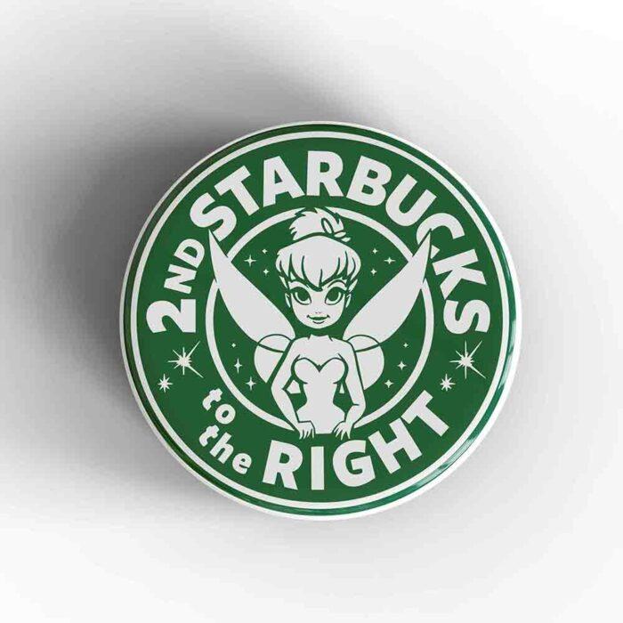 2nd Starbucks To The Right Magnet
