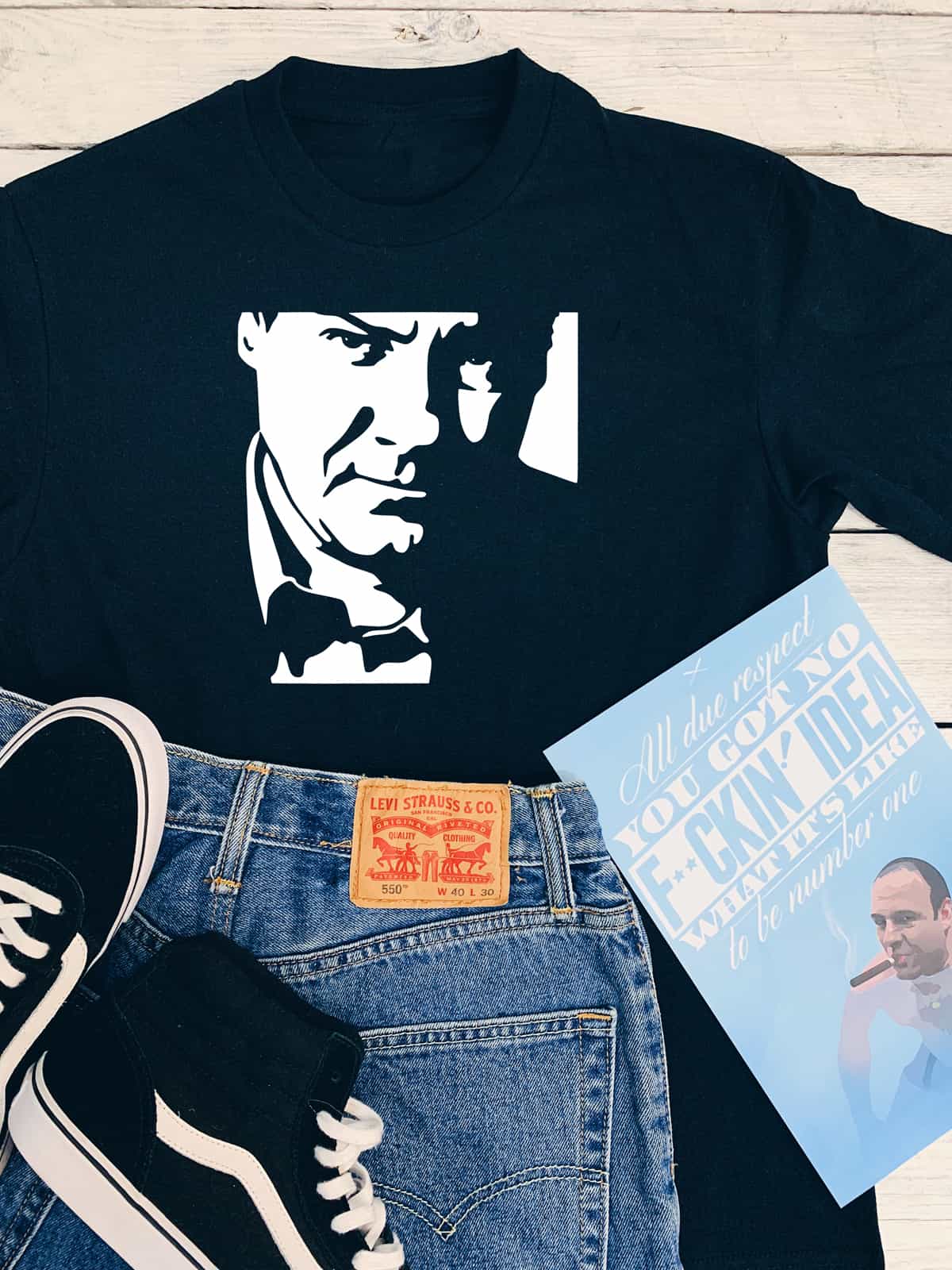 Tony Soprano Portrait T-Shirt Tony Soprano Portrait T-Shirt