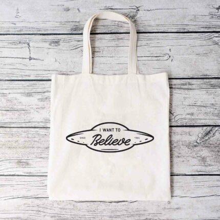 I Want To Believe Tote Bag