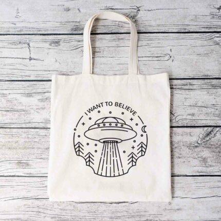 I Want To Believe Tote Bag