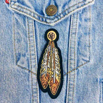 Boho Feather Patch