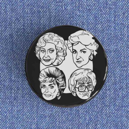 Golden Girls Illustration Badge/Magnet