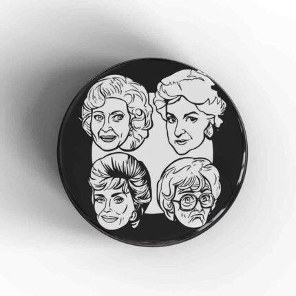 Golden Girls Illustration Badge/Magnet