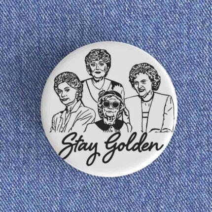 Golden Girls Illustration Badge/Magnet
