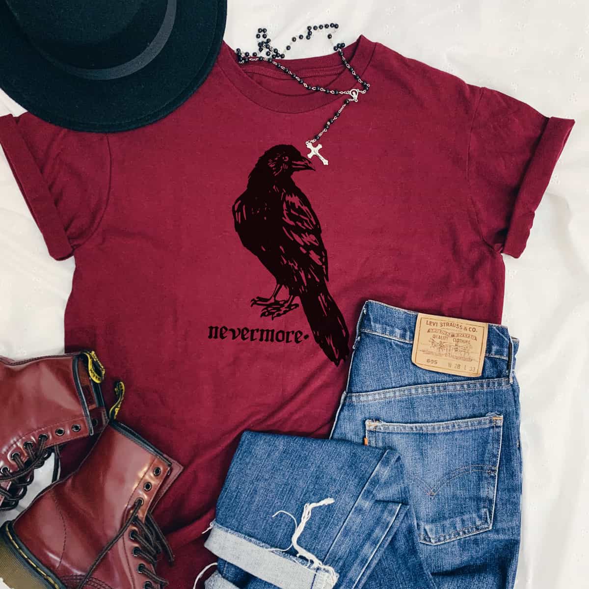 Nevermore Raven T-Shirt Nevermore Raven T-Shirt