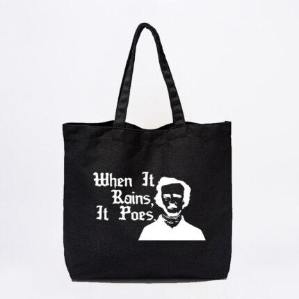When It Rains Tote Bag