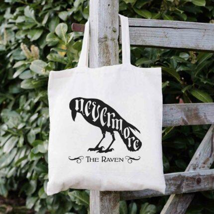 Nevermore The Raven Tote Bag