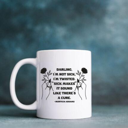 Morticia Addams Quote Mug