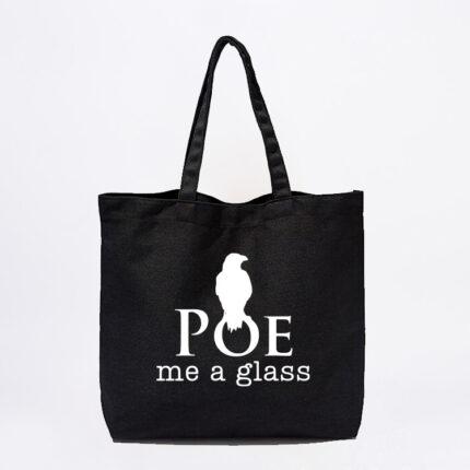 POE Me a Glass Tote Bag
