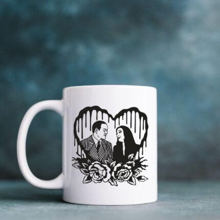 Gomez & Morticia Addams Mug