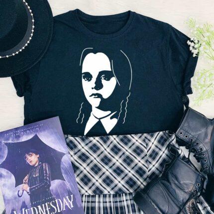Wednesday Addams Portrait T-Shirt
