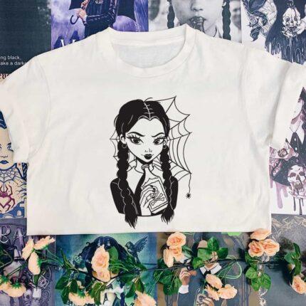 Wednesday Spiderweb T-Shirt