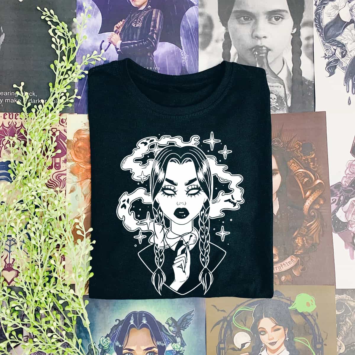 Wednesday iIlustration T-Shirt Wednesday iIlustration T-Shirt