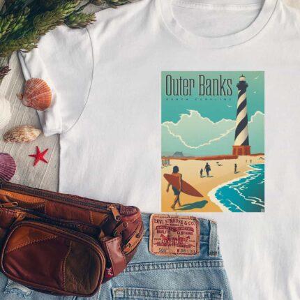Outer Banks Light House Poster T-Shirt