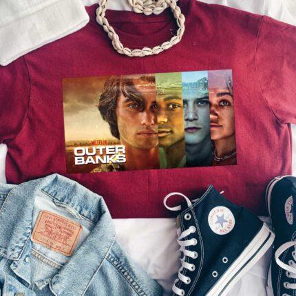 Outer Banks Cast Poster T-Shirt